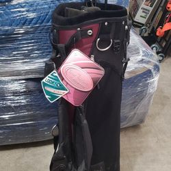 Golf Bag With 4  Clubs
