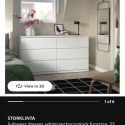 White Dresser From IKEA 
