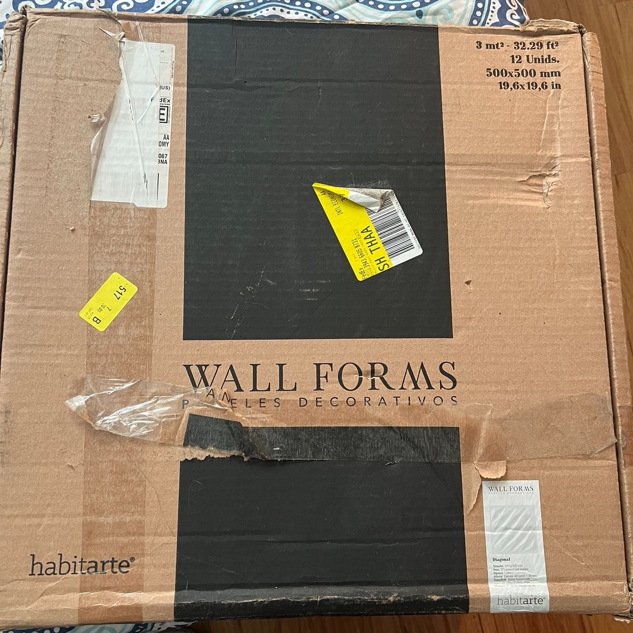 3D Wall Art 3 Boxes