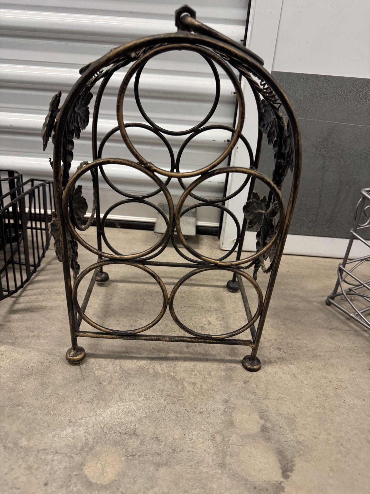 Wine Rack Wrought Iron