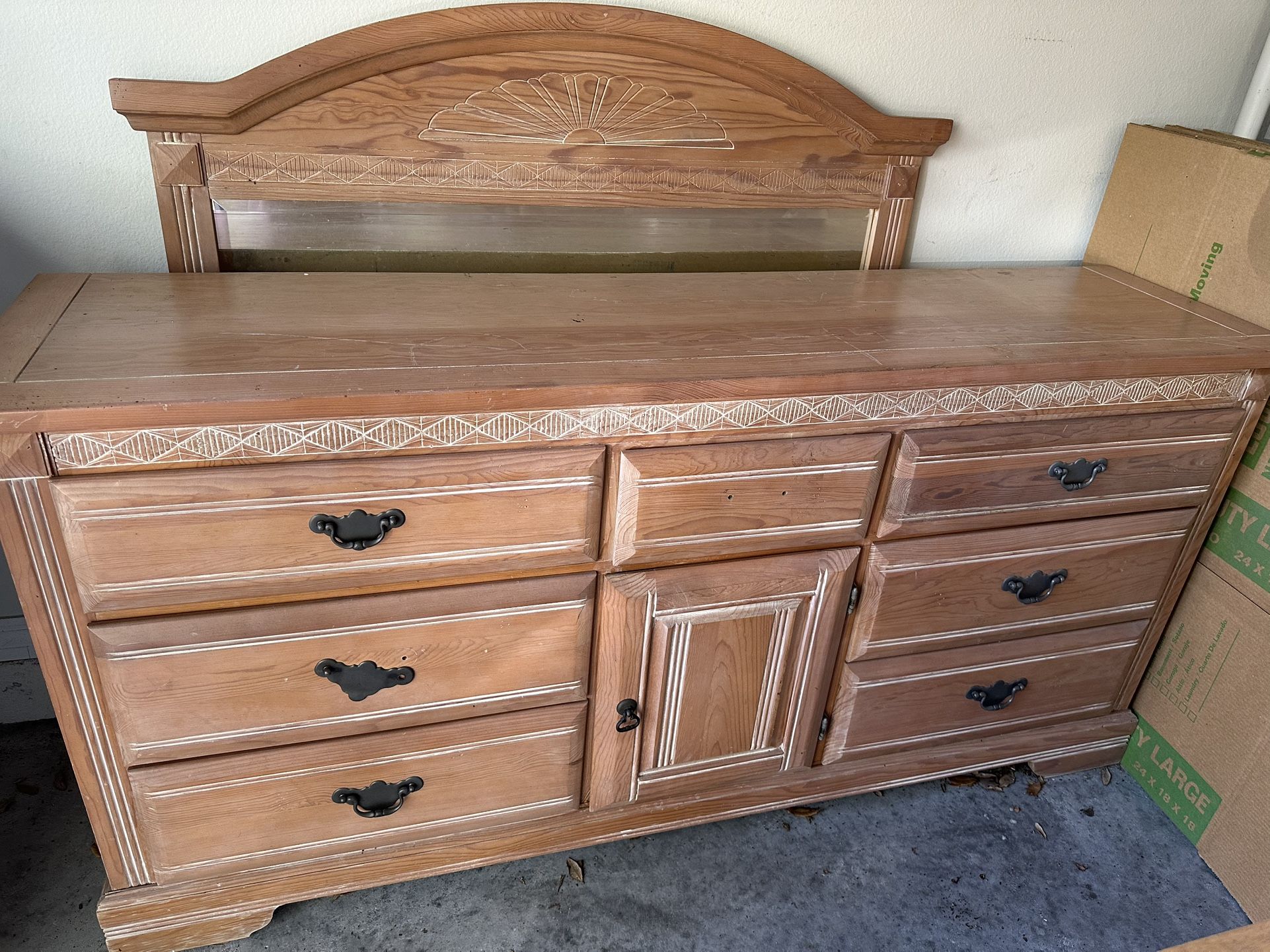 Dresser With Mirror (Best Offer)