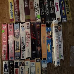 VHS Movie Lot (30+ Tapes) Classic Movies Bundle 