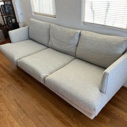Article Burrard Seasalt Gray Sofa / Couch 83.5”