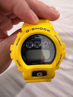 Casio G shock yellow watch