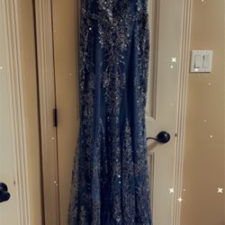 Blue Evening Gown 