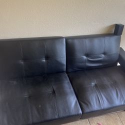 Black Futon Couch 