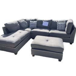 Couch With Ottoman