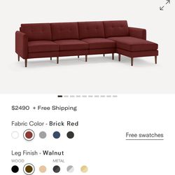 Burrow Sofa - Arch Nomad Sectional- $700 obo