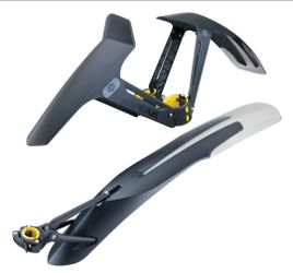 Topeak DeFender XC11 Front & Rear Fender Set 29 in Mountain Bike Black/Yellow