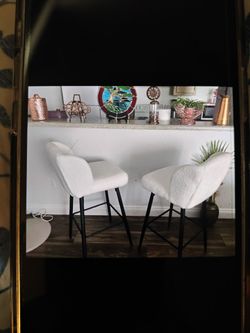 New club chair &TwoBar stools