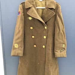 Authentic/Vintage WW II Trench Coat