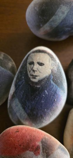 Halloween 12 Horror Decorative Rocks