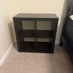 Black Storage/Book Shelf