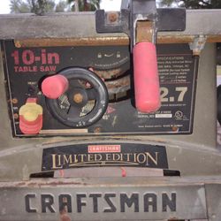 Table Saw.     Craftsman Limited Edition