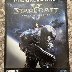 Starcraft 2 Wings Of Liberty Promo Display Posters