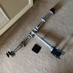 Heavy Duty Dual Monitor Desk Mount 