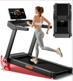 Fitness Treadmill with 20% Maunal Incline
42.5"x16.1" Ultra Large Walking & Running Area Treadmill - 400LB Capacity,3.5HP & 8.7 MPH Speed