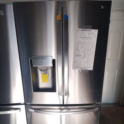 L.G. Stainless Steel Refrigerator 