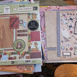 Scrapbooking Supplies Books Hundreds Of Sheets For Albums Art