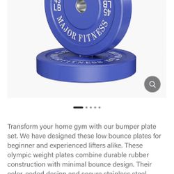 bumper plates blue major dutie