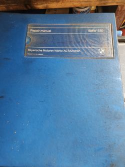 BMW Authentic Shop Service Manuals