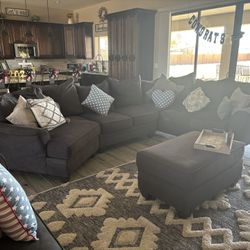 Sectional Couch, Chair , Ottoman 