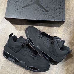 Jordan 4 Black Cat Sizes 9.5, 10.5, 11, 12, 13