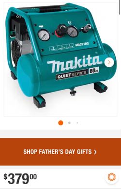 Quiet Series 1 HP, 2 Gallon, Oil-Free, Electric Air Compressor