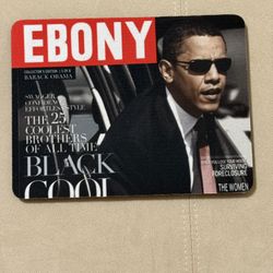 Ebony Black Cool Mouse Pad