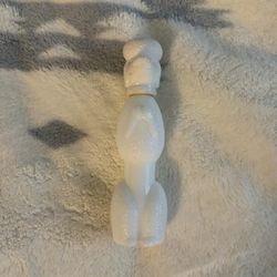 Vintage Avon Bon Bon Here's My Heart Cologne White Poodle Bottle