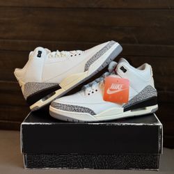 Jordan 3 Retro White Cement Reimagined Size 12