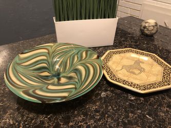 Two Ceramic plate for sale