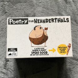 NEW Poetry for Neanderthals Game by The Oatmeal