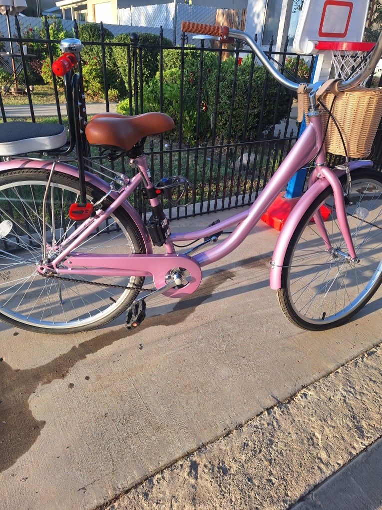 Pink 26 Inch Beach Cruiser