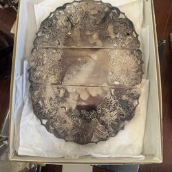 Vintage Silver Plated Trivet set