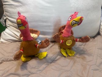 VEE Friends Talking Turkey Plush Set (2) – Sound Plush Toys