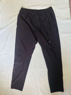Black Athletic Jogger Pants with Zip Pockets