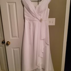 NEW White Formal Gown Size 12
