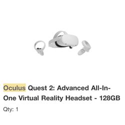 Oculus Quest 2: 128gb