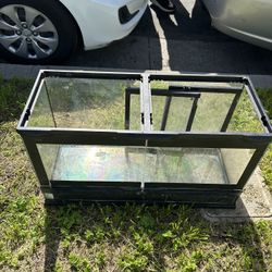 Glass terrarium