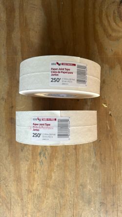 Lot Of 6 Rolls Of 250’ Paper Drywall Seam Tape