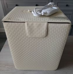 Kdti Hot Towel Warmer Bucket 36L Auto Shut Off Adjustable Timer Upright Geometric Weave Style