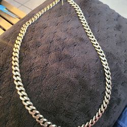 Solid Gold Chain And Bracelet.