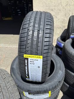 215/55R16 Forceland F22 Brand New 4 tires Free Mount Balance installed 215/55/16 llantas