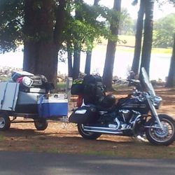Small Pull Behind Motorcycle Trailer