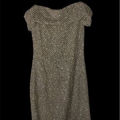 Gold sparkly dress