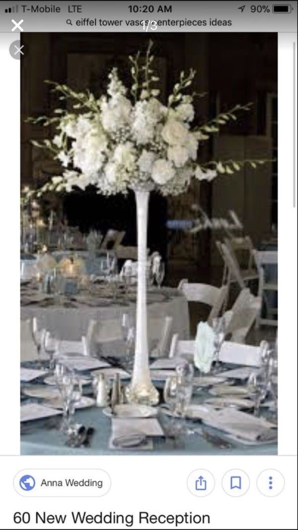 Brand New Eiffel Tower Vases For Weddings And Centerpieces For Sale In Pacifica Ca Offerup