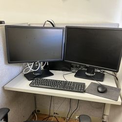 Full PC Desktop Workstation Lot Of 11 