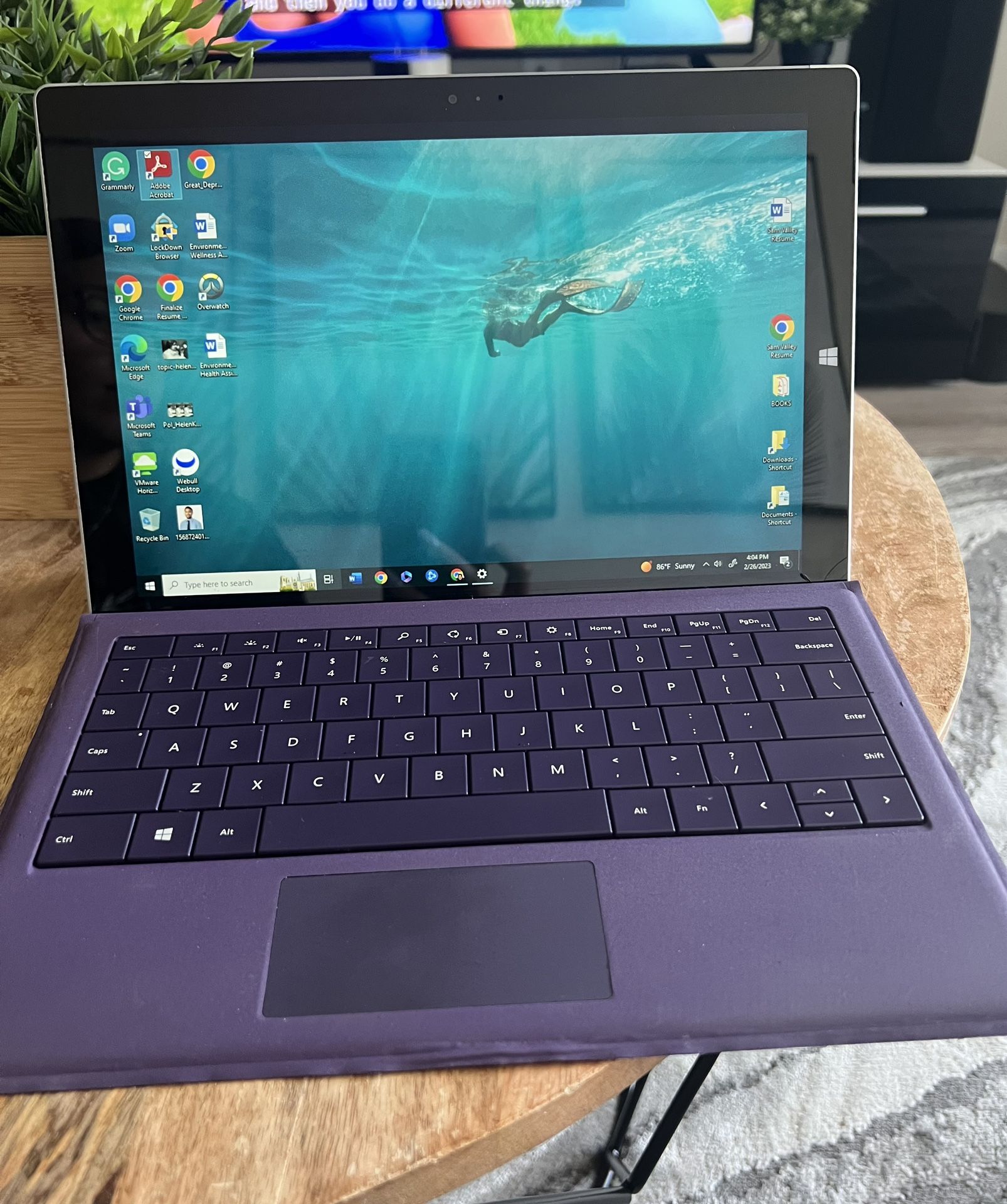 Silver Microsoft Surface Laptop