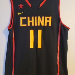 CHINA BASKETBALL SHIRT JERSEY NIKE YI LI #11  ADULT

